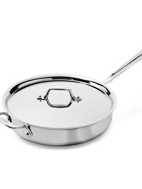 All-Clad D3 Stainless 3-ply Bonded Cookwear, sauté pan WITHOUT LID